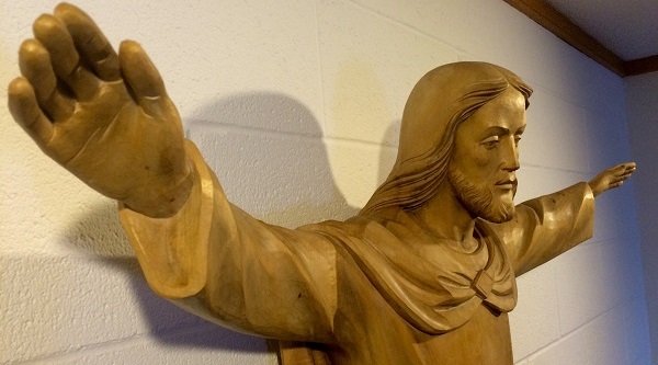 Carving of Jesus